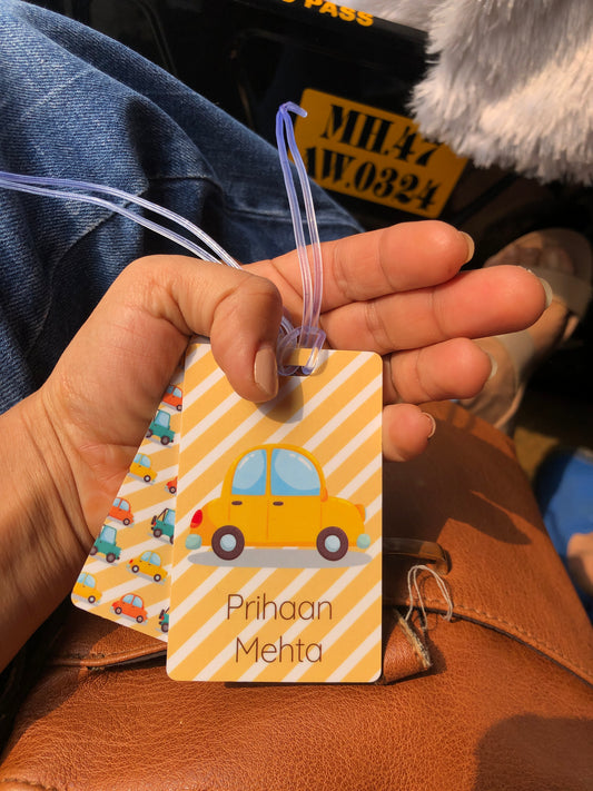 Cars theme Bag Tag